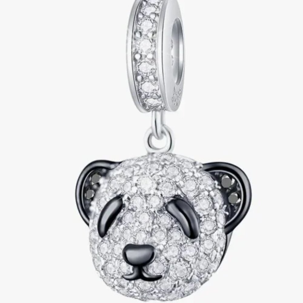 ★Panda Bear★ S925 Sterling Silver Charm compatible with Pandora
